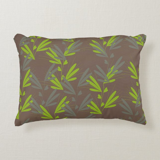 leaf accent pillow (Front)