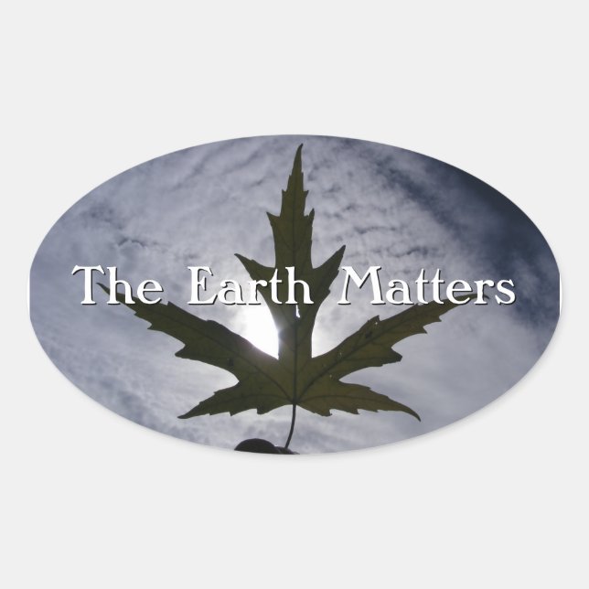 Leaf Against the Sun Stickers (Front)