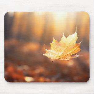 Leaf Air Nature Serene Tranquil Peaceful Mouse Pad
