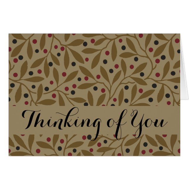 Leaf Berry Classic Colourful Pretty Pattern Art (Front Horizontal)