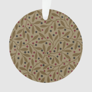 Leaf Berry Classique Colorful Art Motif