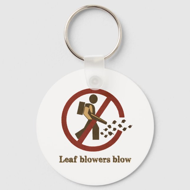 leaf blowblow keychain (Front)