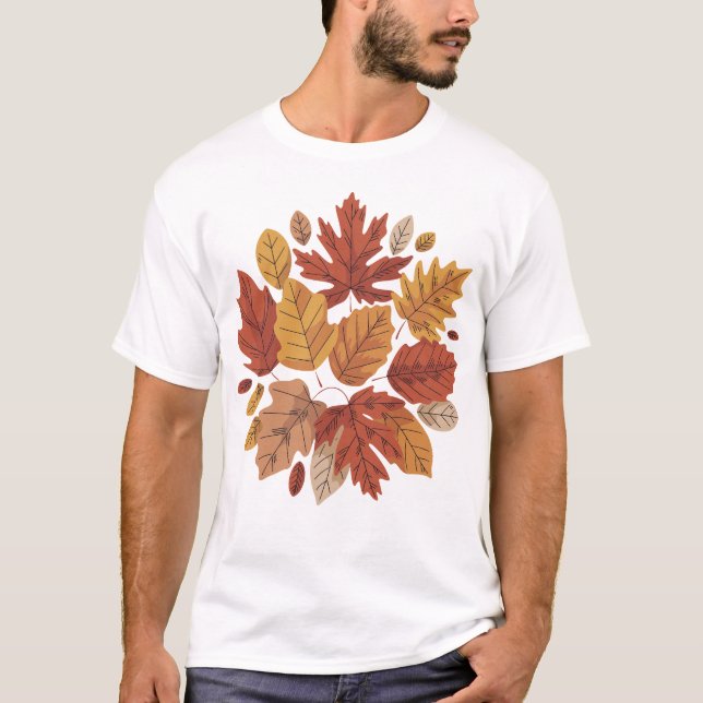 Leaf Blower Funny Costume Fall Halloween T-Shirt (Front)