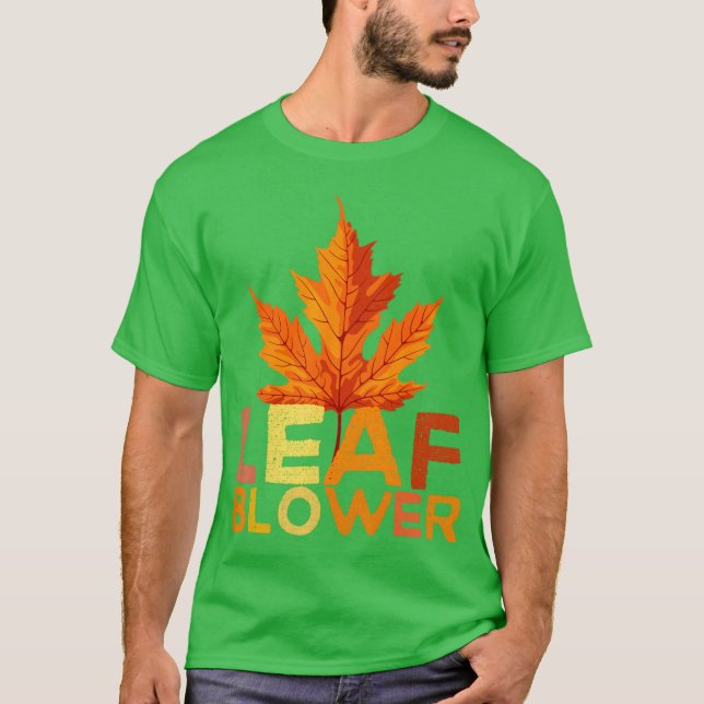 Leaf Blower Halloween T-Shirt (Front)