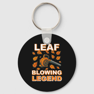 Leaf Blower Shirt Men Funny Lawn Care Leaf Blowing Keychain