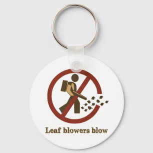 leaf blowers blow keychain