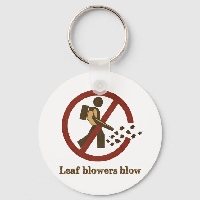leaf blowers blow keychain (Front)