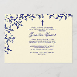 Leaf Border Invitation