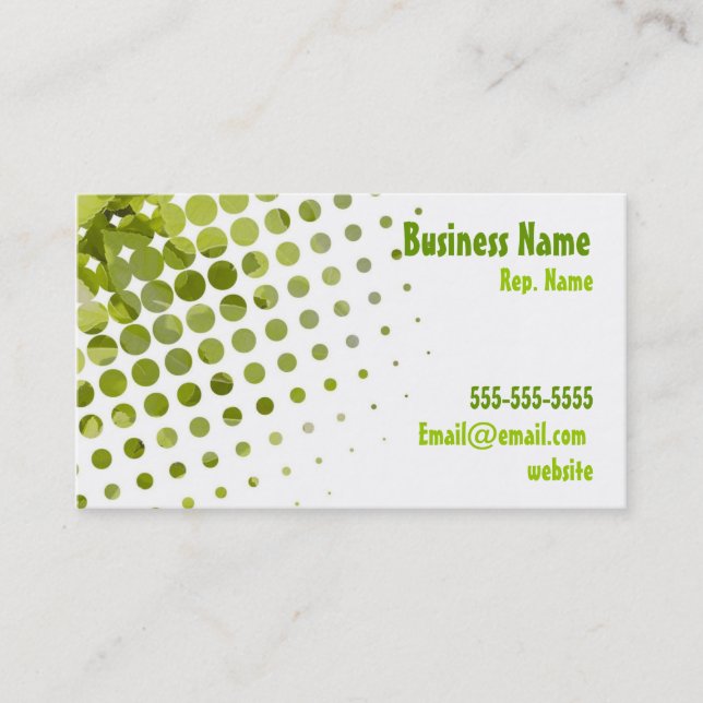 Leaf Business card (Front)