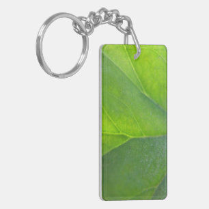 Leaf Closeup Keychain
