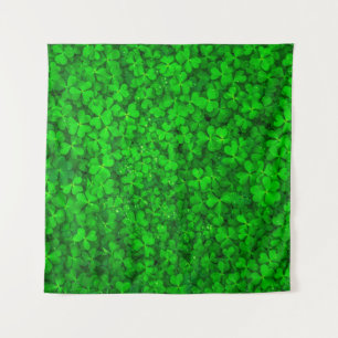 Leaf clover green shamrock spring tapestry