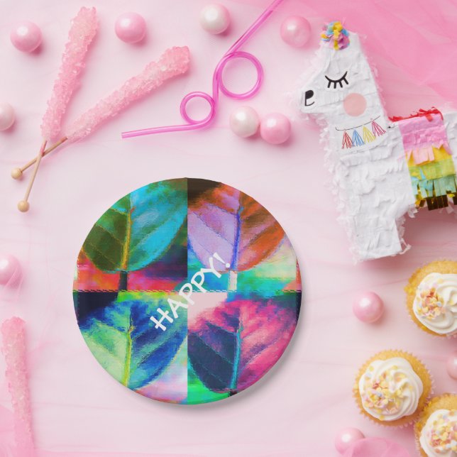 Leaf Colours Paper Plate (Party)
