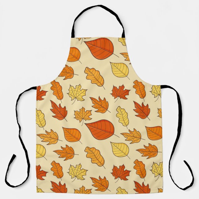 Leaf Concept: Autumn Symbol Pattern Apron (Front)