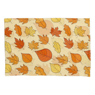 Leaf Concept: Autumn Symbol Pattern Pillowcase