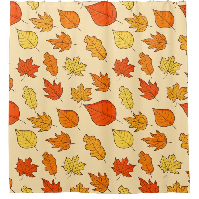 Leaf Concept Pattern. Leaf Fall and Autumn Symbol, (Front)