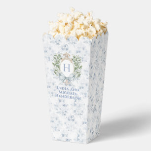 Leaf Crest w/ Bow   Wedding Favor Box