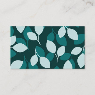 Leaf design business card