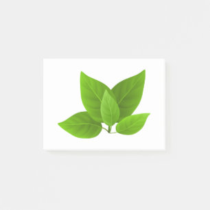 Leaf Design Post-it Notes