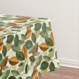 Leaf Design Table Cloth Autumn Leaves Fall Decor