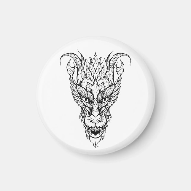 Leaf Dragon Magnet (Front)