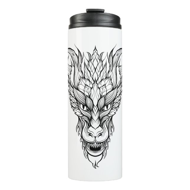 Leaf Dragon Thermal Tumbler (Front)