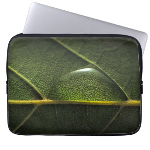 Leaf Droplets Laptop Sleeve