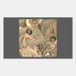 Leaf Faeries Mending Leaves Sticker