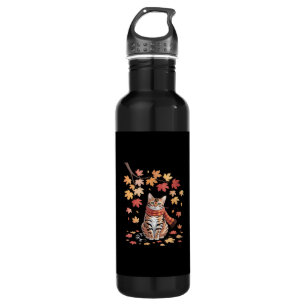 Leaf Fall Tree Hello Autumn Thanksgiving It’s Fall 710 Ml Water Bottle