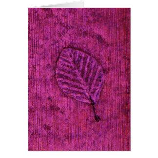 Leaf Fossil Magenta