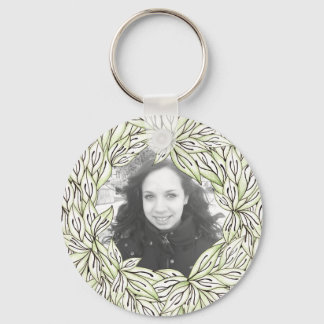 Leaf Frame Keychain