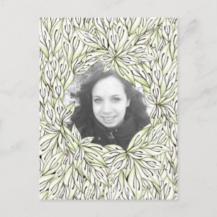 Leaf Frame Postcard