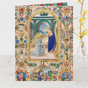 Leaf from a Book of Hours Card