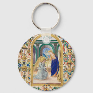 Leaf from a Book of Hours Keychain