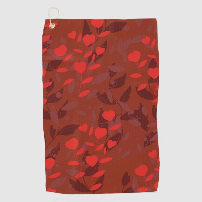 leaf golf towel (Front)