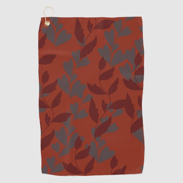 leaf golf towel (Front)
