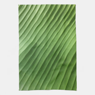 Leaf Green Diagonal Kitchen Towel