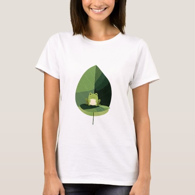 Leaf Guardian Frog T-Shirt (Front)