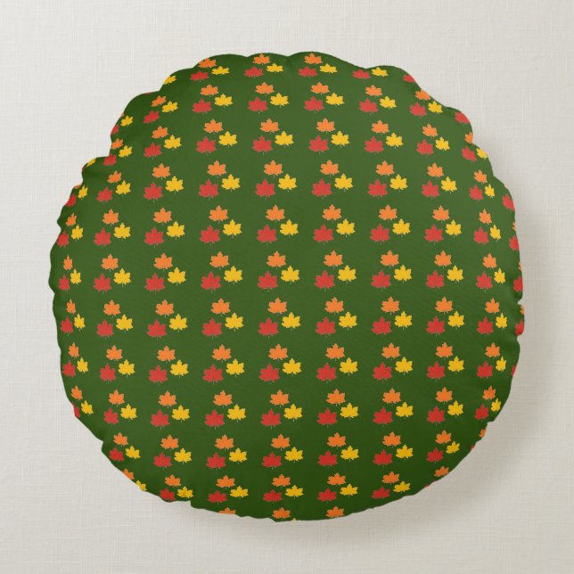 Leaf/halloween/Autumn  Throw Pillow (Front)