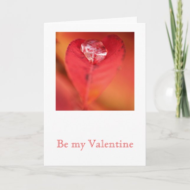 Leaf Heart Holiday Card (Front)