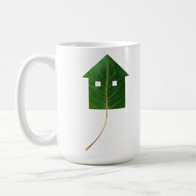 Leaf house coffee mug (Left)