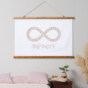 Leaf Infinity Symbol Wall Hanging Tapestry