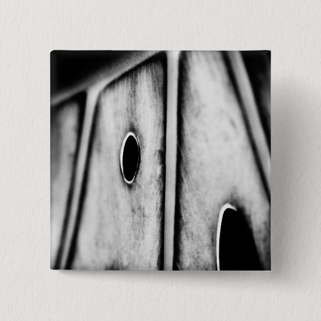 leaf is home 2 inch square button (Front)