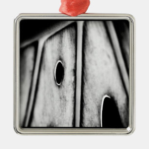 leaf is home metal ornament