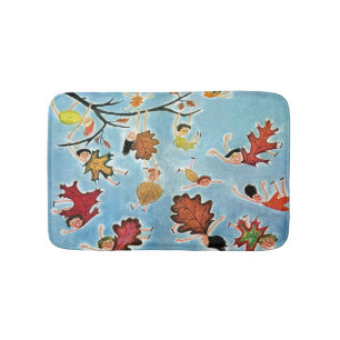 Leaf Kids Bath Mat