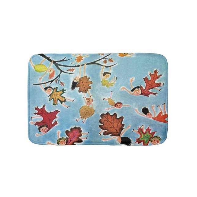 Leaf Kids Bath Mat (Front)