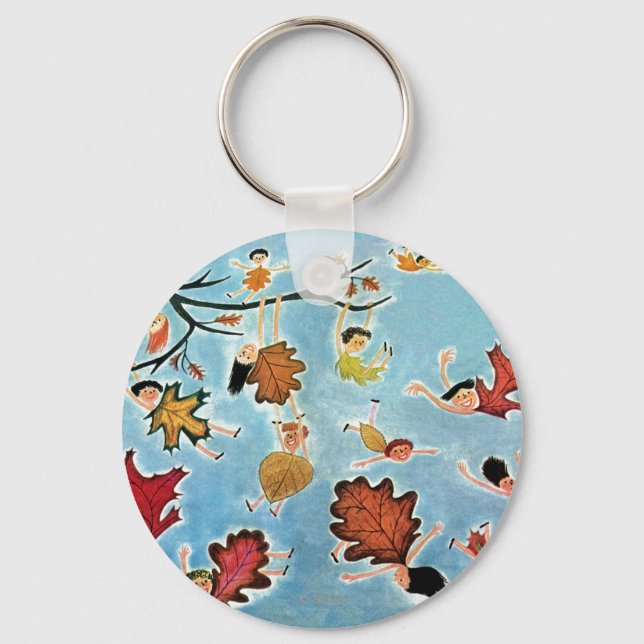 Leaf Kids Keychain (Front)