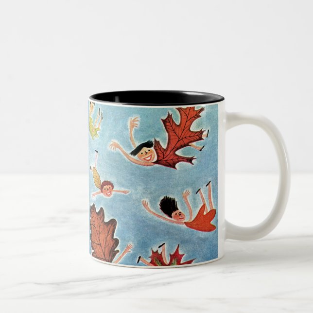 Leaf Kids Two-Tone Coffee Mug (Right)