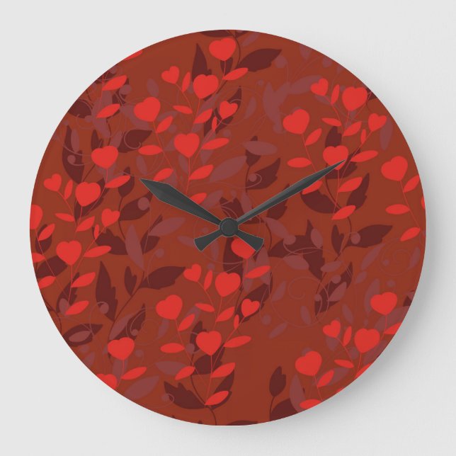 leaf large clock (Front)
