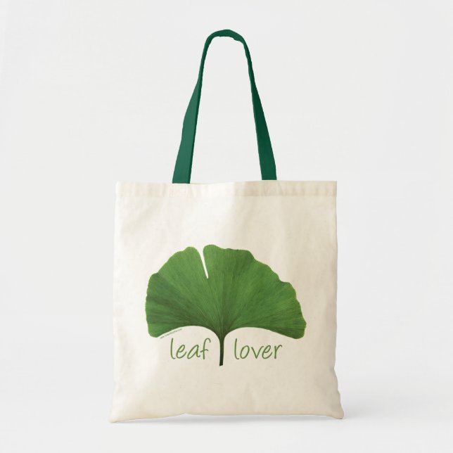 Leaf Lover Tree Hugger Tote Bag (Front)