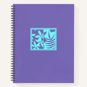 Leaf Motif Spiral Notebook